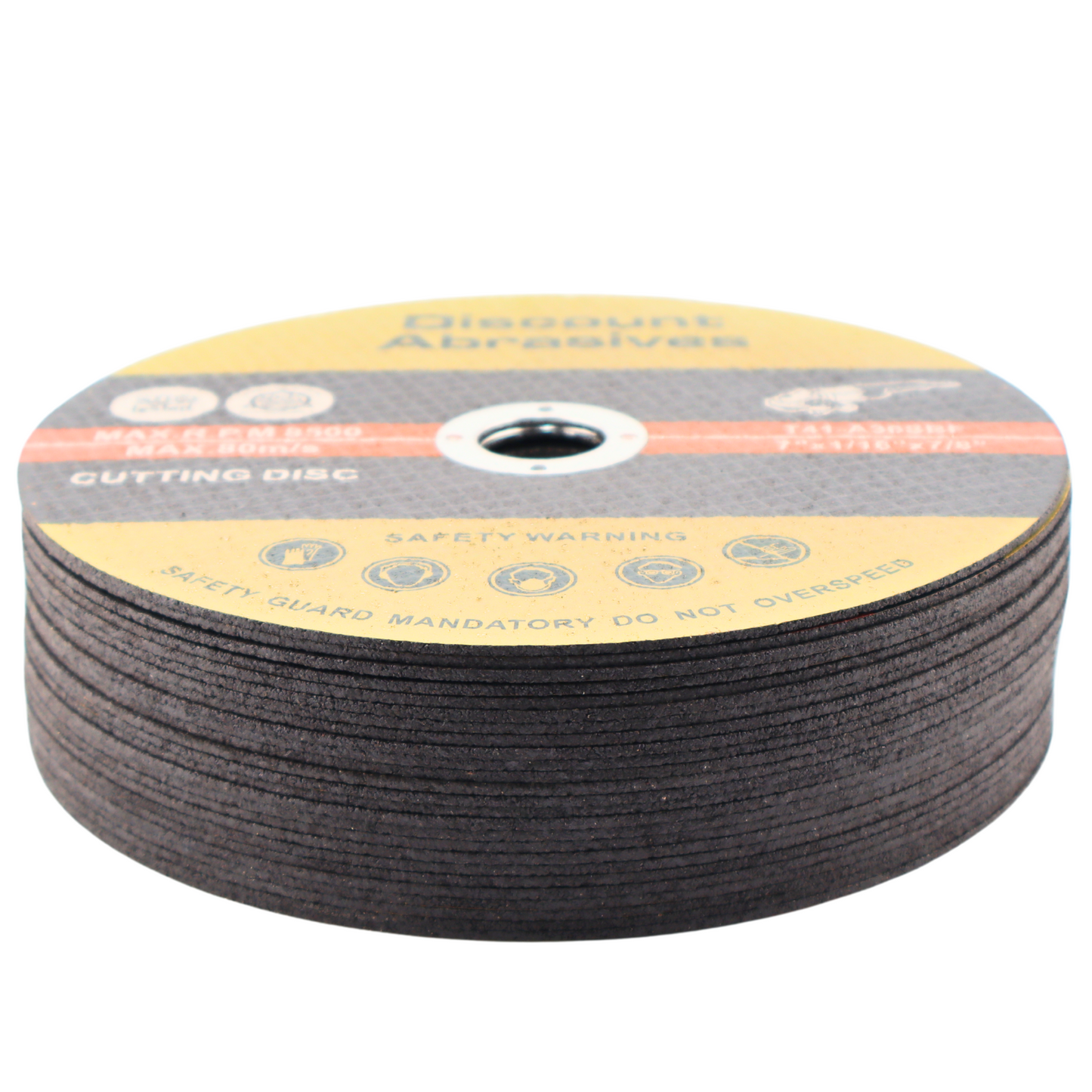Heavy-Duty Aluminum Oxide Cutoff Wheel 7"×1/16"×7/8" (25 pcs)